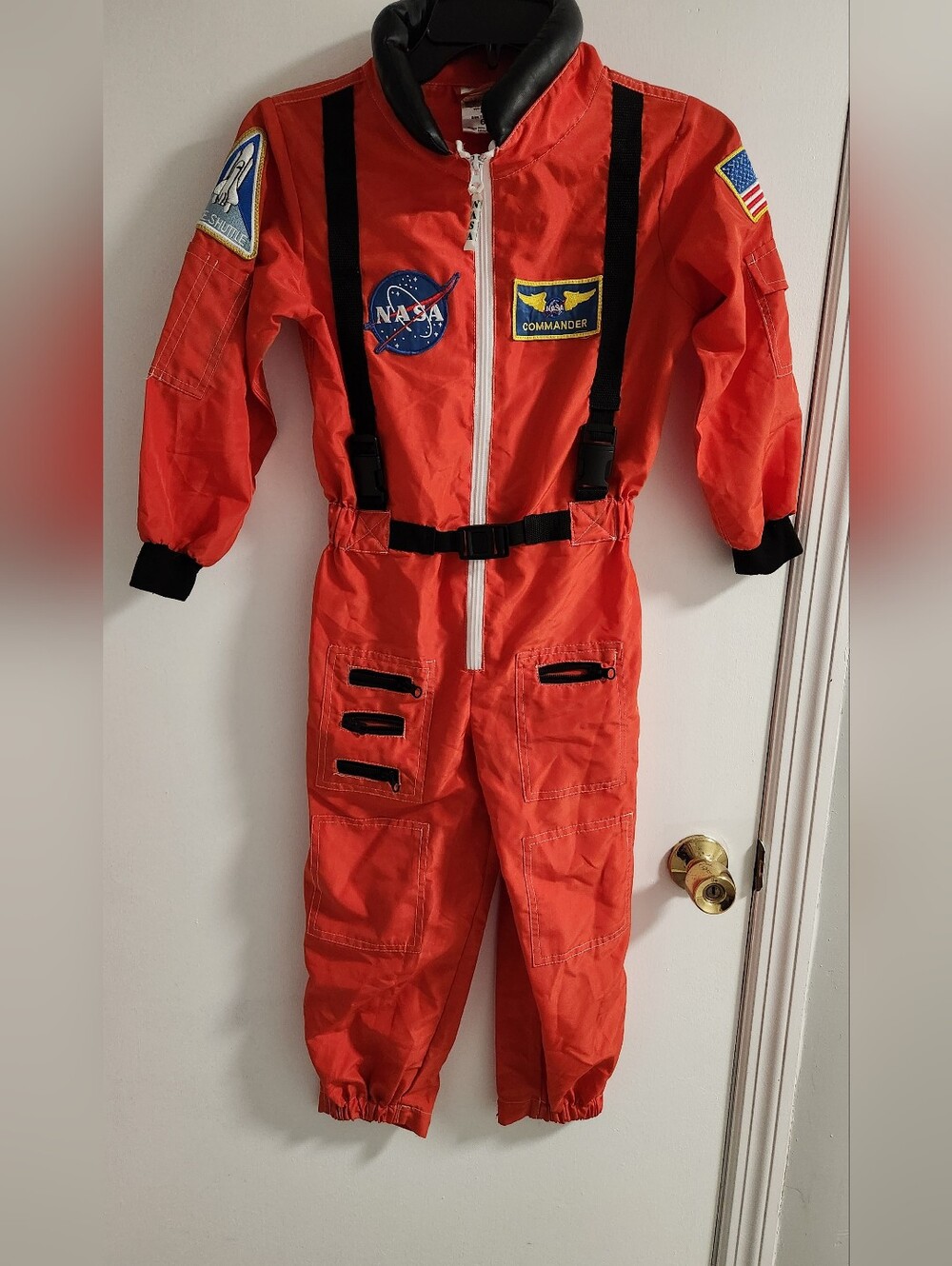 NASA Orange Commander Flight Suit Costume - Kids, Size 6/8